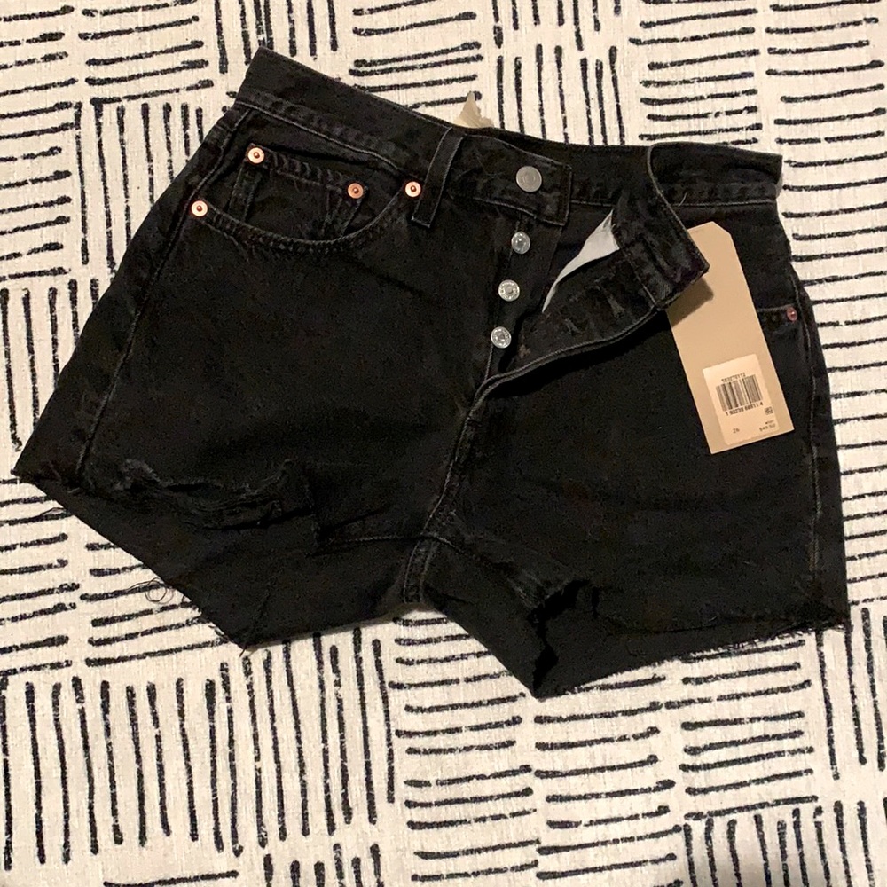 Levi's 501 High Rise Shorts Size 26